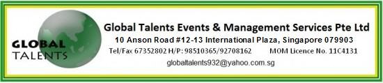 Maid agency: Global Talents Events & Management Services Pte. Ltd.