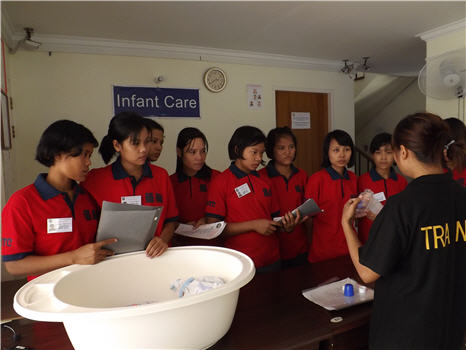 Myanmar maid agency training center 2