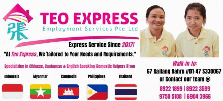 Maid agency: TEO EXPRESS EMPLOYMENT SERVICES PTE LTD